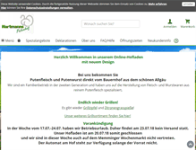 Tablet Screenshot of hartmanns-putenhof.de